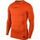 NIKE PRO FUNKČNÍ TRIKO PÁNSKÉ - Oranžová č.1