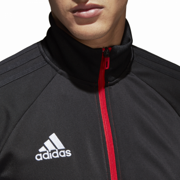 ADIDAS TIRO 17 TRÉNINKOVÁ MIKINA - Červená č.6