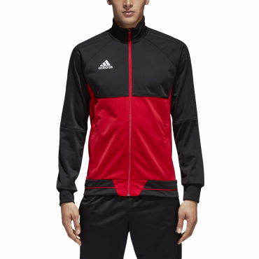 ADIDAS TIRO 17 TRÉNINKOVÁ MIKINA - Červená č.7