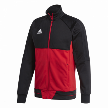 ADIDAS TIRO 17 TRÉNINKOVÁ MIKINA - Červená č.1