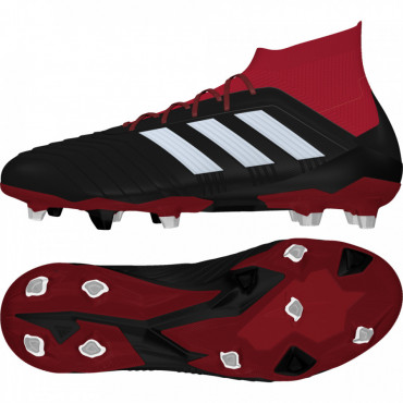 ADIDAS PREDATOR 18.1 FG KOPAČKY PÁNSKÉ - Černá, Červená č.1