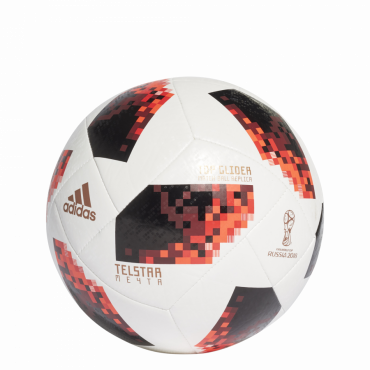 ADIDAS WORLD CUP TGLID FOTBALOVÝ MÍČ - Bílá, Červená č.5