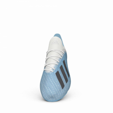 ADIDAS X 19.2 FG KOPAČKY PÁNSKÉ - Bílá, Světle modrá č.4