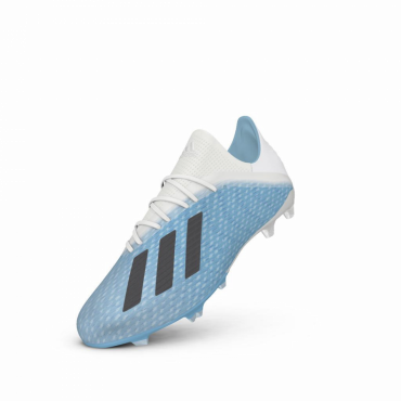 ADIDAS X 19.2 FG KOPAČKY PÁNSKÉ - Bílá, Světle modrá č.5