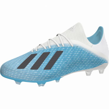 ADIDAS X 19.2 FG KOPAČKY PÁNSKÉ - Bílá, Světle modrá č.12