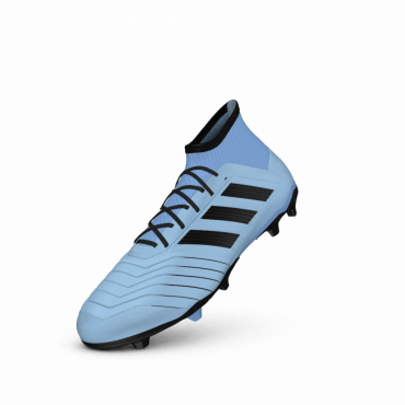 ADIDAS PREDATOR 19.2 FG KOPAČKY PÁNSKÉ - Světle modrá, Černá č.4