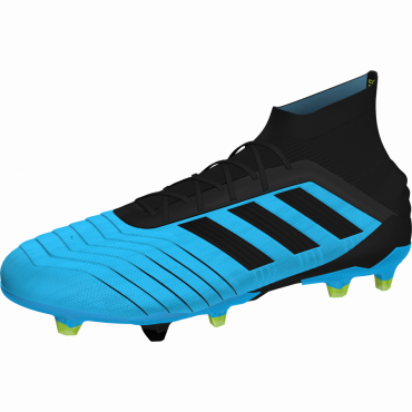 ADIDAS PREDATOR 19.1 FG KOPAČKY PÁNSKÉ - Světle modrá, Černá č.13