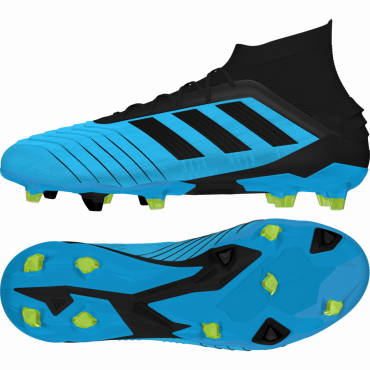 ADIDAS PREDATOR 19.1 FG KOPAČKY PÁNSKÉ - Světle modrá, Černá č.2