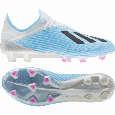 ADIDAS X 19.1 FG KOPAČKY PÁNSKÉ - Bílá, Světle modrá č.1
