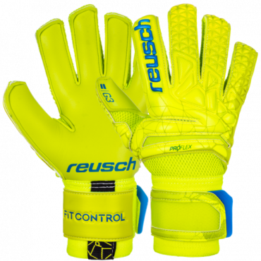 REUSCH FIT CONTROL PRO G3 BRANKÁŘSKÉ RUKAVICE - Žlutá č.1
