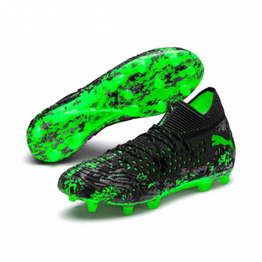 PUMA FUTURE FUTURE 19.1 NETFIT FG/AG KOPAČKY PÁNSKÉ - Černá, Zelená č.1