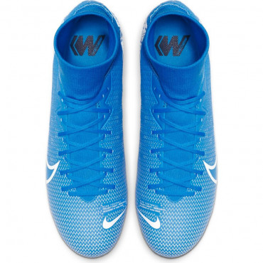 NIKE SUPERFLY 7 ACADEMY FG/MG KOPAČKY PÁNSKÉ - Modrá, Bílá č.3
