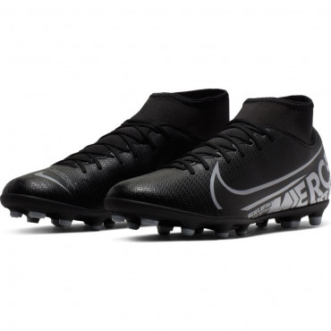 NIKE SUPERFLY 7 CLUB FG/MG KOPAČKY PÁNSKÉ - Černá, Stříbrná č.1