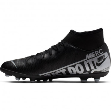 NIKE SUPERFLY 7 CLUB FG/MG KOPAČKY PÁNSKÉ - Černá, Stříbrná č.5