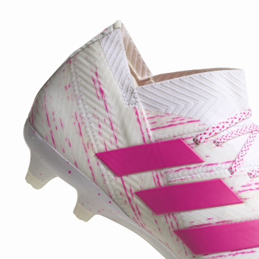 ADIDAS NEMEZIZ 18.1 FG KOPAČKY PÁNSKÉ - Bílá, Růžová č.6