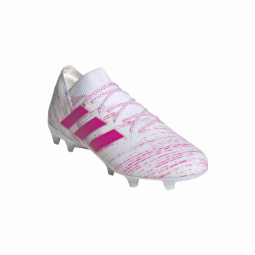 ADIDAS NEMEZIZ 18.1 FG KOPAČKY PÁNSKÉ - Bílá, Růžová č.7
