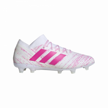 ADIDAS NEMEZIZ 18.1 FG KOPAČKY PÁNSKÉ - Bílá, Růžová č.9
