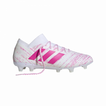 ADIDAS NEMEZIZ 18.1 FG KOPAČKY PÁNSKÉ - Bílá, Růžová č.10