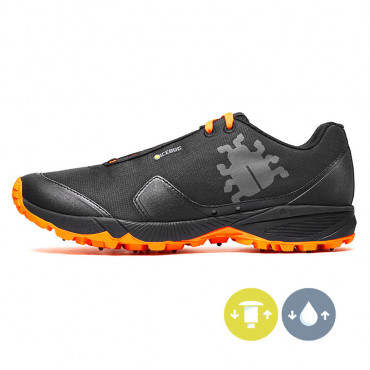 ICEBUG PYTHO 4 M BUGRIP BĚŽECKÉ BOTY - Černá, Oranžová č.1