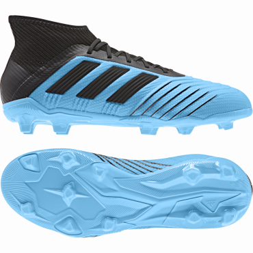 ADIDAS PREDATOR 19.1 FG J KOPAČKY DĚTSKÉ - Světle modrá, Černá č.1