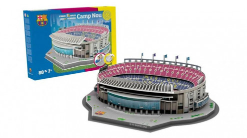 3D PUZZLE FOTBALOVÝ STADION MINI - CAMP NOU (BARCELONA) č.1