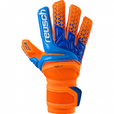 REUSCH GK PRISMA PRO G3 BRANKÁŘSKÉ RUKAVICE - Oranžová, Modrá č.3