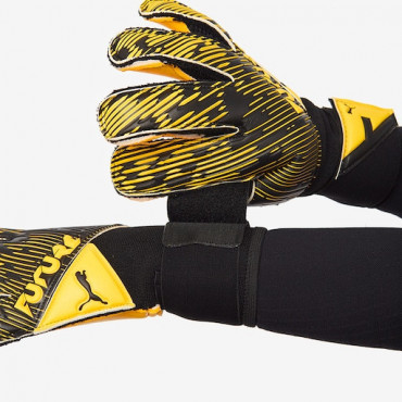 PUMA FUTURE GRIP 5.2 SGC BRANKÁŘSKÉ RUKAVICE - Žlutá, Černá č.4