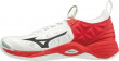 MIZUNO WAVE MOMENTUM VOLEJBALOVÉ BOTY - Bílá, Červená č.1