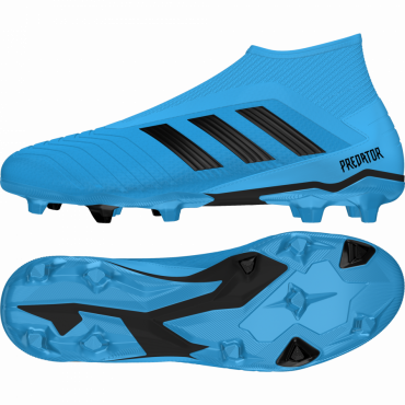 ADIDAS PREDATOR 19.3 LL FG KOPAČKY PÁNSKÉ - Světle modrá, Černá č.1