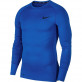 NIKE FUNKČNÍ TRIKO S DLOUHÝM RUKÁVEM PÁNSKÉ - Modrá č.1