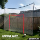 MEGA NET 2,4x1,8 m OCHRANNÁ SÍŤ S OBRYSEM FOTBALOVÉ BRANKY č.2