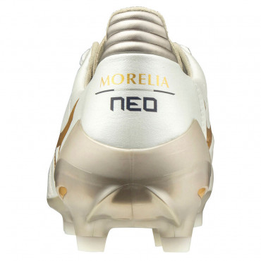 MIZUNO MORELIA NEO II MD KOPAČKY PÁNSKÉ - Bílá, Zlatá č.5