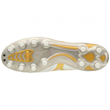 MIZUNO MORELIA NEO II MD KOPAČKY PÁNSKÉ - Bílá, Zlatá č.4