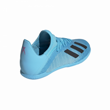 ADIDAS X 19.3 IN J SÁLOVKY DĚTSKÉ - Světle modrá č.2