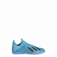ADIDAS X 19.3 IN J SÁLOVKY DĚTSKÉ - Světle modrá č.8