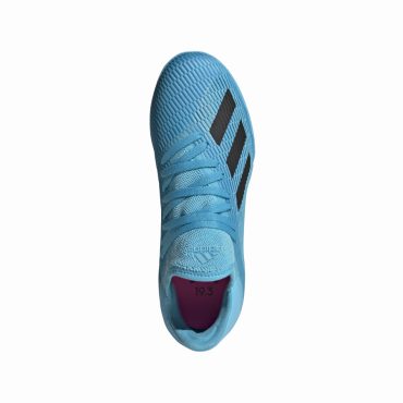 ADIDAS X 19.3 IN J SÁLOVKY DĚTSKÉ - Světle modrá č.11