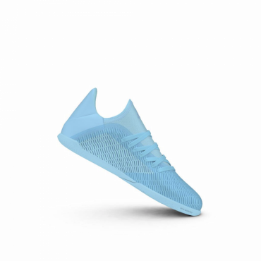 ADIDAS X 19.3 IN J SÁLOVKY DĚTSKÉ - Světle modrá č.17