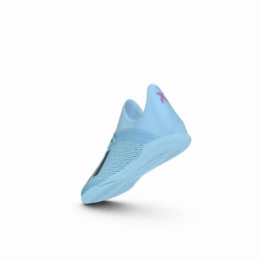 ADIDAS X 19.3 IN J SÁLOVKY DĚTSKÉ - Světle modrá č.18