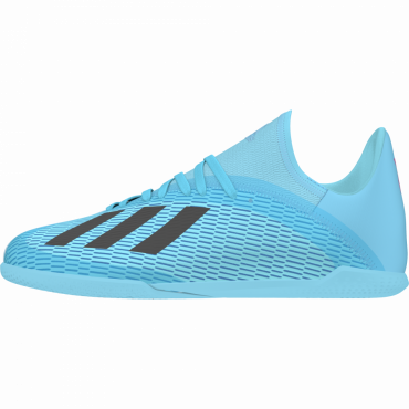 ADIDAS X 19.3 IN J SÁLOVKY DĚTSKÉ - Světle modrá č.21