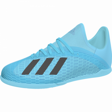 ADIDAS X 19.3 IN J SÁLOVKY DĚTSKÉ - Světle modrá č.22