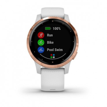 GARMIN VIVOACTIVE 4S GPS HODINKY RoseGold/White Band č.4