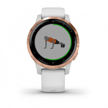 GARMIN VIVOACTIVE 4S GPS HODINKY RoseGold/White Band č.6