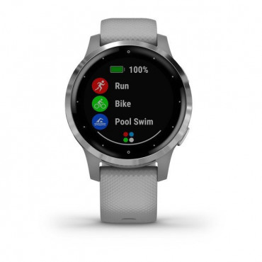 GARMIN VIVOACTIVE 4S GPS HODINKY Silver/Gray Band č.4