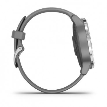 GARMIN VIVOACTIVE 4S GPS HODINKY Silver/Gray Band č.5