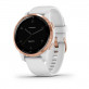 GARMIN VIVOACTIVE 4S GPS HODINKY RoseGold/White Band č.1