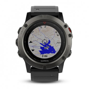 GARMIN FENIX 5X SAPPHIRE GSM HODINKY GRAY OPTIC/BLACK BAND č.2