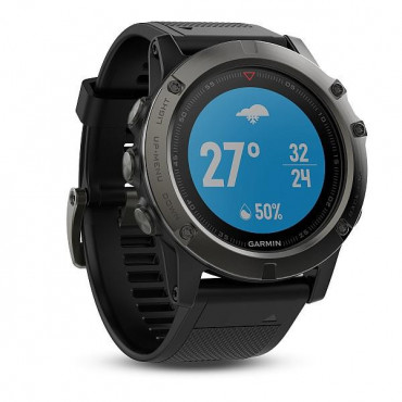 GARMIN FENIX 5X SAPPHIRE GSM HODINKY GRAY OPTIC/BLACK BAND č.3
