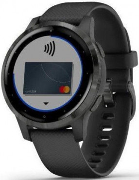 GARMIN VIVOACTIVE 4S GPS HODINKY Gray/Black Band č.5
