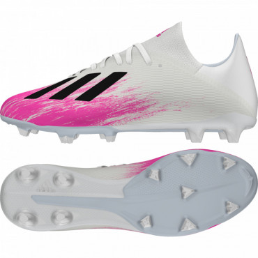 ADIDAS X 19.3 FG KOPAČKY PÁNSKÉ - Bílá, Růžová č.1