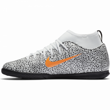 NIKE JR MERCURIAL SUPERFLY 7 CLUB CR7 SAFARI IC SÁLOVKY DĚTSKÉ - Bílá, Oranžová č.5